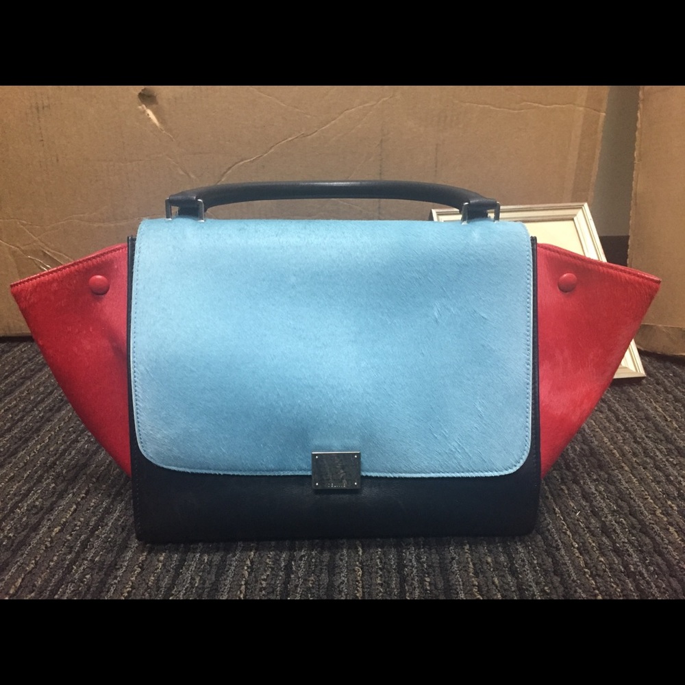 Celine Tri-Color Tapeze Bag